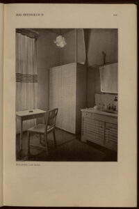 1901 DAS INTERIEUR II Hauptteil Seite 111 Joseph Maria Olbrich Aus der Wohnung des Herrn Dr.F.V. Spitzner:Badezimmer , weiß lackiert