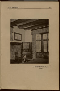 1900 DAS INTERIEUR I Hauptteil Seite 79 A. Schönthaler, Speisezimmer